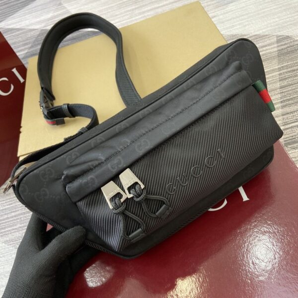 GG Nexus Large Belt Bag in Black 838929