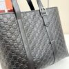 GG Emblem Large Tote Bag in Black 850218