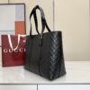 GG Emblem Large Tote Bag in Black 850218