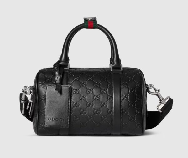 GG Emblem Small Duffle Bag 855789