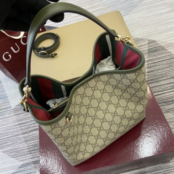 GG Emblem Small Bucket Bag 815103-1