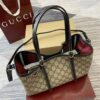 GG Emblem Medium Tote Bag 815214