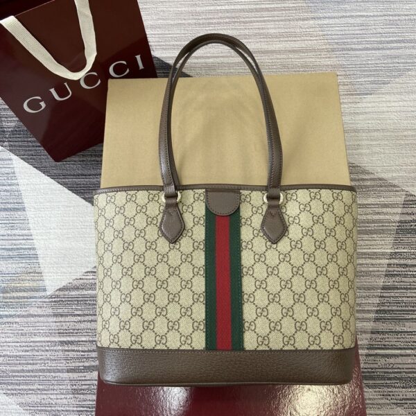 GG Ophidia Medium Canvas Tote Bag 836849