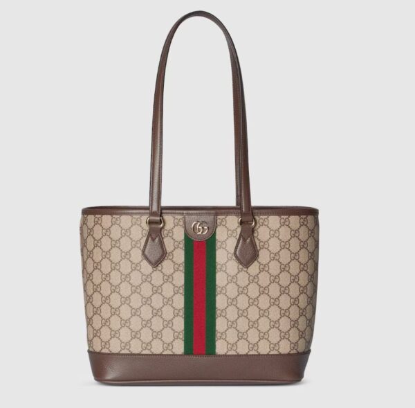 GG Ophidia Medium Canvas Tote Bag 836849