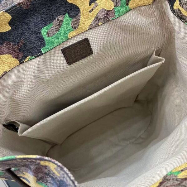 GG Canvas Large Camouflage Backpack 839110