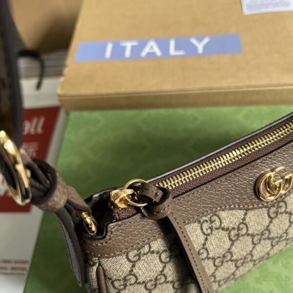 GG Ophidia Supreme Small Shoulder Bag 735145