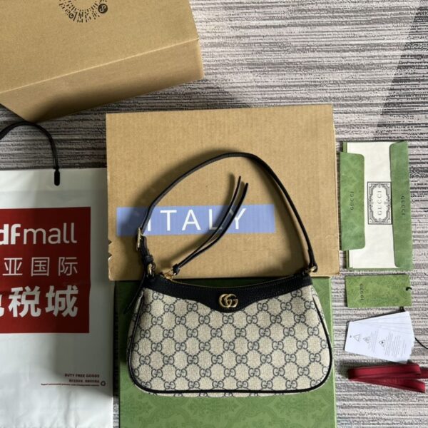 GG Ophidia Supreme Small Shoulder Bag 735145