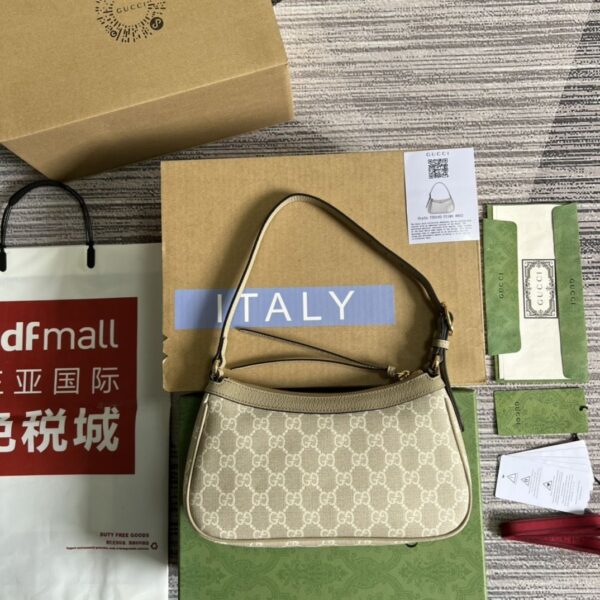 GG Ophidia Supreme Small Shoulder Bag 735145