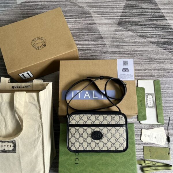 GG Supreme Interlocking Mini Bag 658572