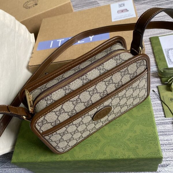 GG Supreme Interlocking Mini Bag 658572
