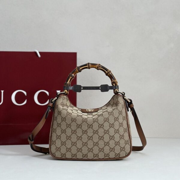 GG Diana Canvas Small Tote Bag 799865