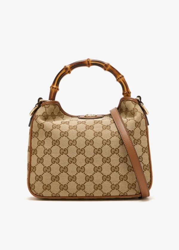 GG Diana Canvas Small Tote Bag 799865