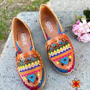 Huarache Sandals Colorful Leather, Leather Sandals For Women, Leather Shoes, Womens Shoes H0045