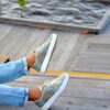 Boho Low-Top Sneakers, Vegan Leather, Gold Embroidery Anniversary Gift H0042 Boho Low-Top Sneakers, Vegan Leather, Gold Embroidery Anniversary Gift H0042
